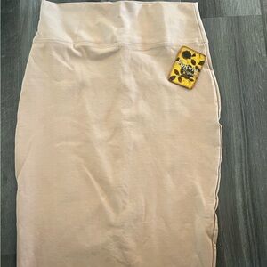 Women’s Hybrid & Company Stretchy Pencil Skirt Cream - L